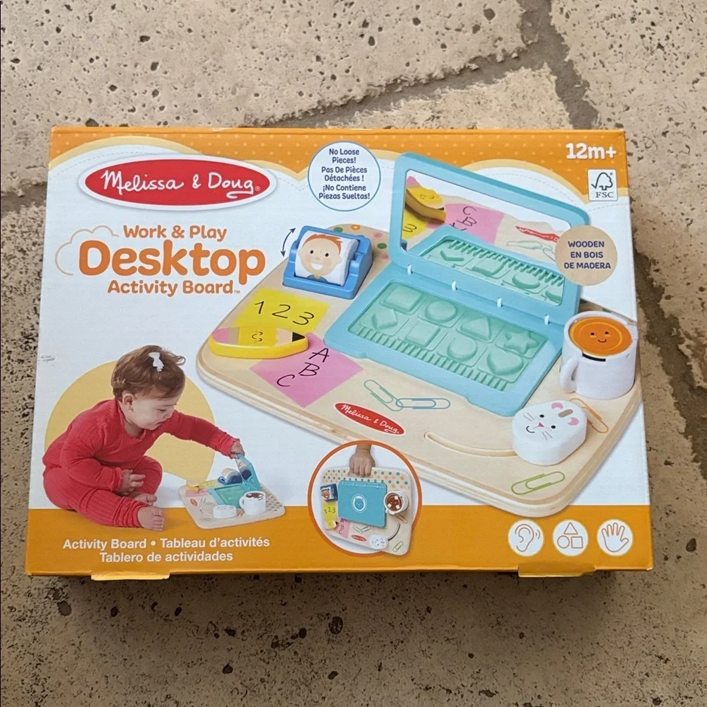 Melissa & Doug Colorful Desktop Activity Board Brand New